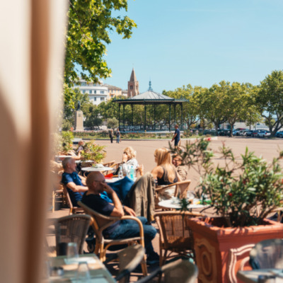La place Saint-Nicolas à Bastia