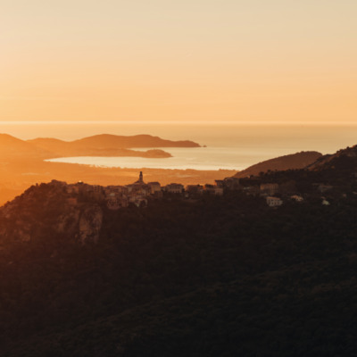 Montemaggiore au coucher de soleil
