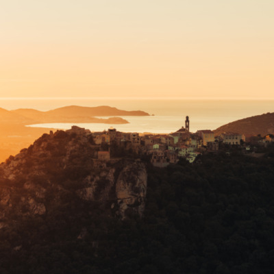 Montemaggiore au coucher de soleil