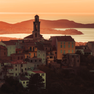 Montemaggiore au coucher de soleil