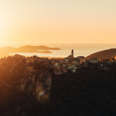 Montemaggiore au coucher de soleil