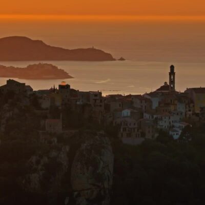 Montemaggiore au coucher de soleil