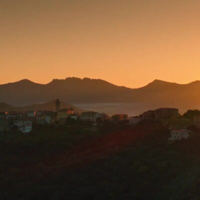 Montemaggiore au coucher de soleil