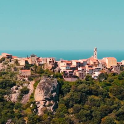 Montemaggiore en vue aérienne