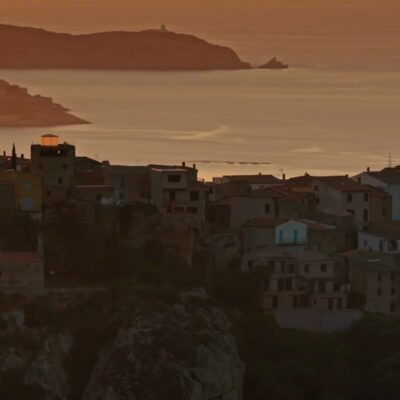 Montemaggiore au coucher de soleil