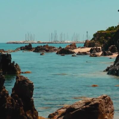 Plage et port de Solenzara